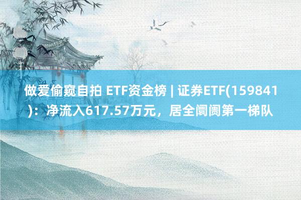 做爱偷窥自拍 ETF资金榜 | 证券ETF(159841):净流入617.57万元,居全阛阓第一梯队