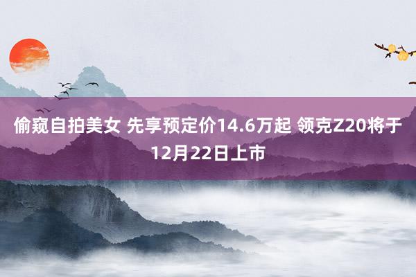偷窥自拍美女 先享预定价14.6万起 领克Z20将于12月22日上市