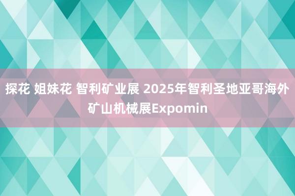 探花 姐妹花 智利矿业展 2025年智利圣地亚哥海外矿山机械展Expomin