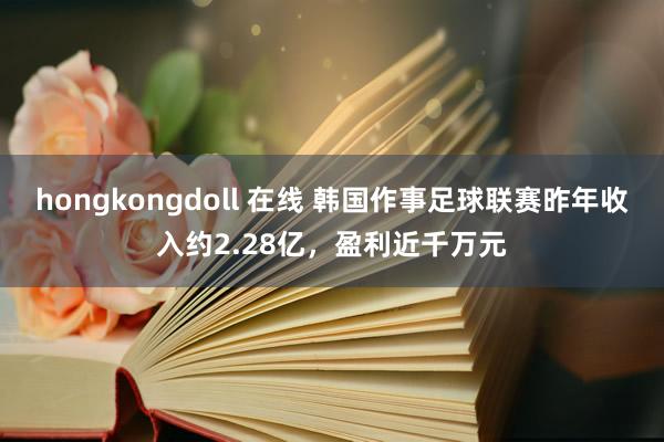 hongkongdoll 在线 韩国作事足球联赛昨年收入约2.28亿，盈利近千万元