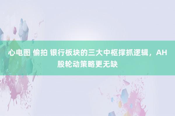 心电图 偷拍 银行板块的三大中枢撑抓逻辑，AH股轮动策略更无缺