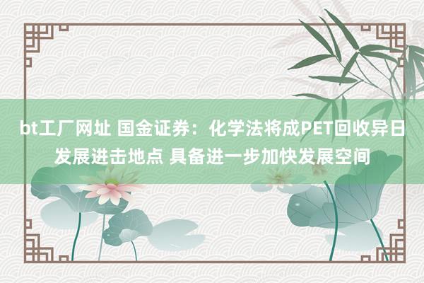 bt工厂网址 国金证券：化学法将成PET回收异日发展进击地点 具备进一步加快发展空间