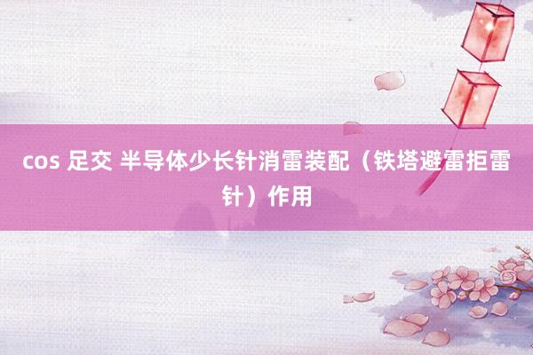 cos 足交 半导体少长针消雷装配（铁塔避雷拒雷针）作用