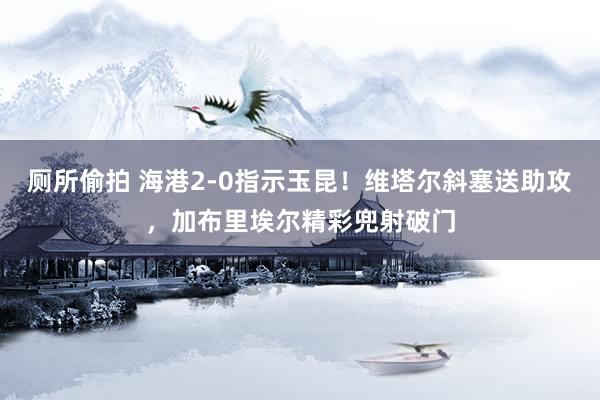 厕所偷拍 海港2-0指示玉昆！维塔尔斜塞送助攻，加布里埃尔精彩兜射破门