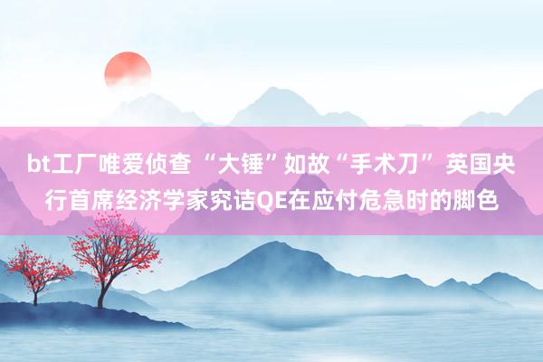 bt工厂唯爱侦查 “大锤”如故“手术刀” 英国央行首席经济学家究诘QE在应付危急时的脚色